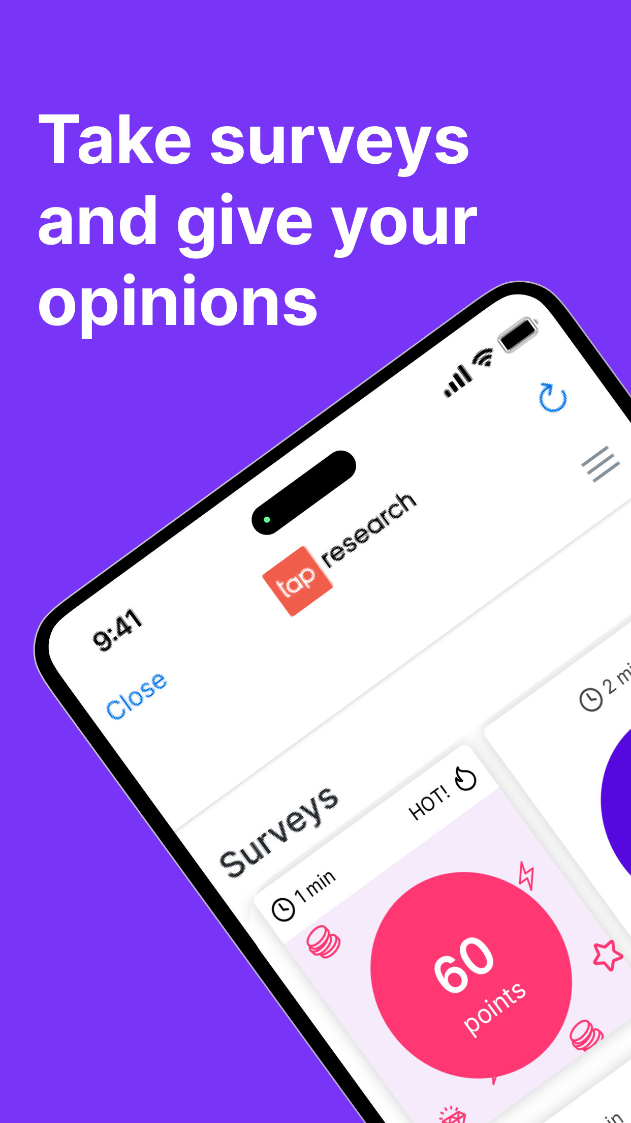 Take surveys
